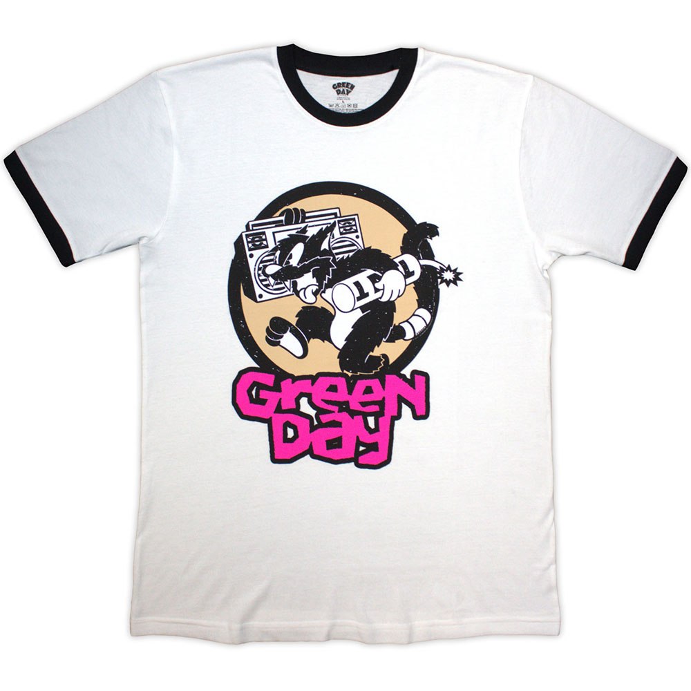Green Day - Revolution TNT Heren Tshirt - Wit